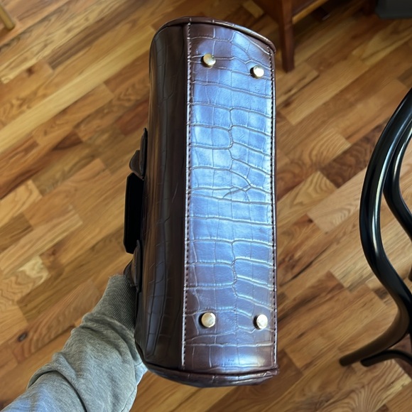 Chocolate Brown Bag with option chain strap extender - Picture 9 of 9